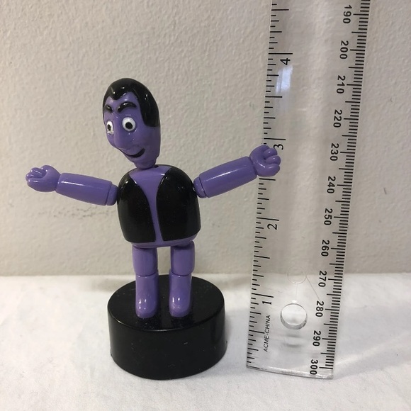 Rare TM Toys Collapsable Push Bottom Vintage Bunny Toy Hong Kong & Frankenstien - Picture 3 of 12